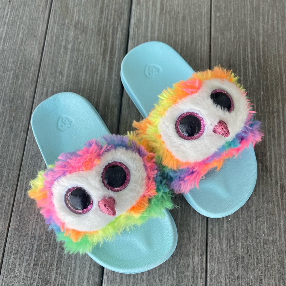 Ty Fashion Owen Owl Rainbow Kids Slides